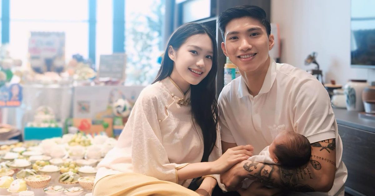 Bà xã Văn Hậu kể chuyện đi đẻ, biệt danh con trai đầu lòng đậm chất Thái Bình