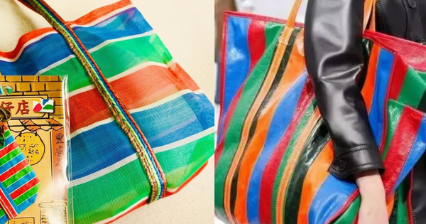Chiếc túi lưới đi chợ quê mùa bỗng trở thành "túi LV Đài Loan" được du khách săn đón nhờ giống một mẫu túi hiệu