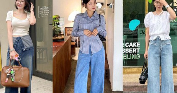 10 cách mặc quần jeans ống rộng chuẩn sành điệu trong mùa hè nóng bức
