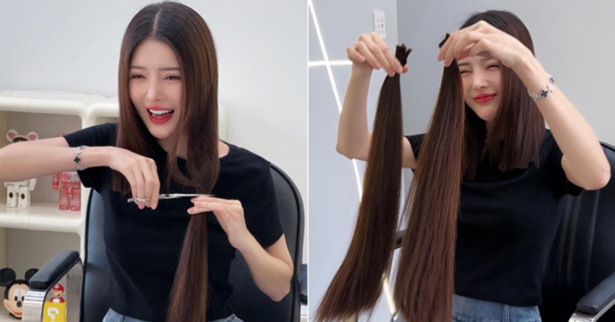 Hot girl Sài thành cắt phăng mái tóc gần 1m hiến tặng bệnh nhân ung thư
