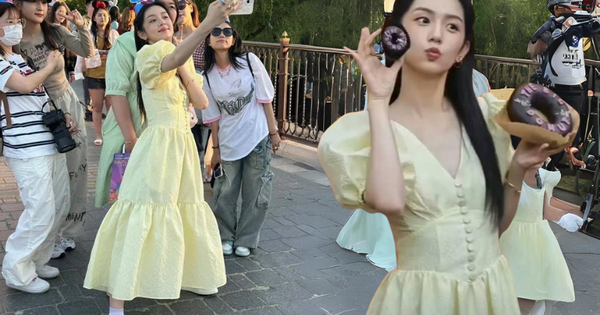 Cô gái được ví như công chúa Disneyland Thượng Hải hóa ra là "tiểu hoa" đang hot xứ Trung