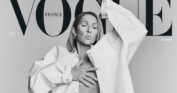 Celine Dion để ngực trần trên tạp chí